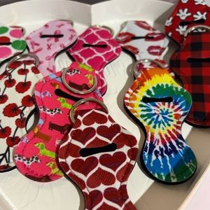 Lip balm, lipgloss/lipstick  , keychain holder